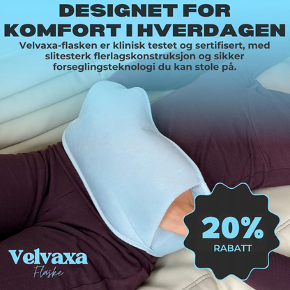Velvaxa elektrisk varmeflaske – nærbildedetaljer