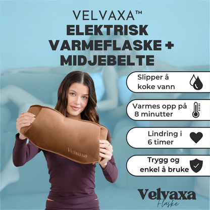 Velvaxa varmeflaske – 3 temperaturinnstillinger